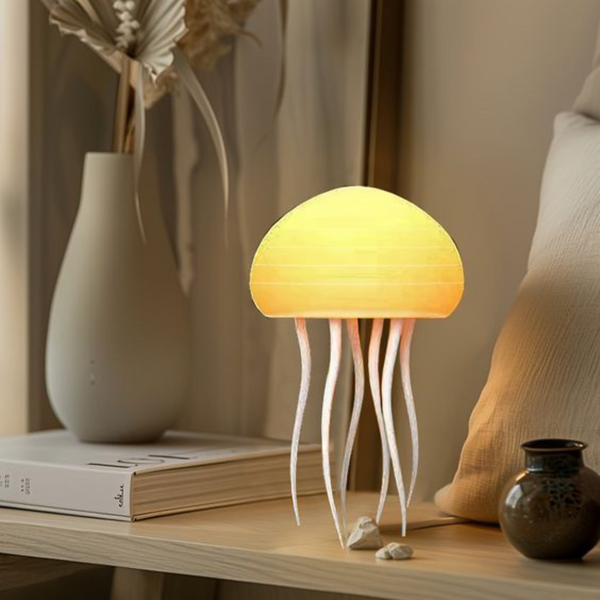 Smart Jellyfish Lamp with Variable Lighting and Sound Control – Decorative Night Lamp for Bedrooms and Relaxing Spaces